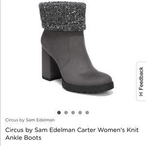Knit Ankle Boots